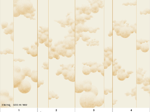  国外手绘植物壁纸壁画 