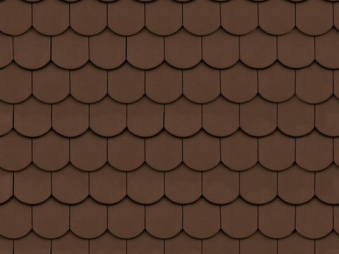  无缝别墅建筑屋顶陶土陶瓷瓦片 