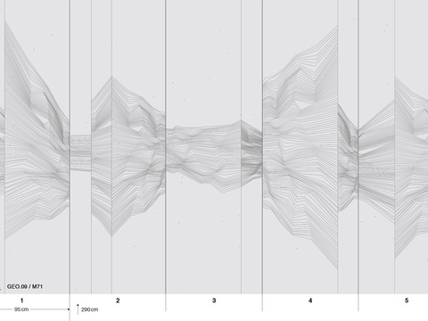  国外手绘植物壁纸壁画 