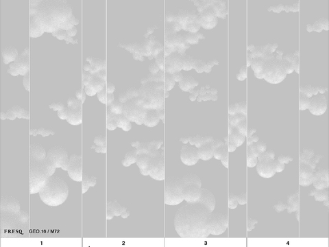  国外手绘植物壁纸壁画 
