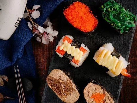  日本料理寿司餐饮海报贴图 