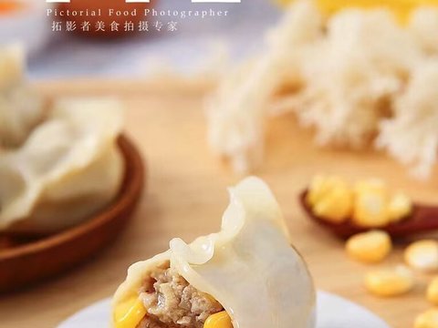  饺子水饺餐饮海报贴图 