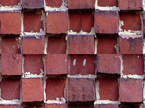  红色 马赛克 凹凸 墙面 墙砖 