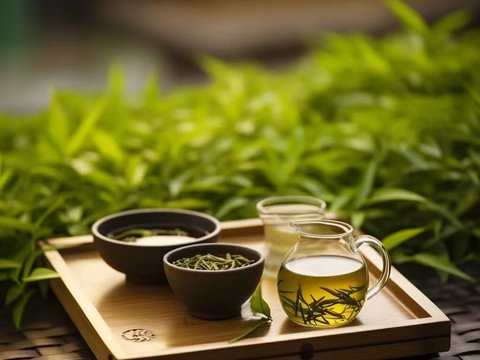  茶叶围炉煮茶茶室茶馆海报 
