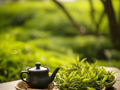  茶叶围炉煮茶茶室茶馆海报 