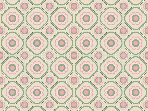  复古风石材拼花 拼花瓷砖 小花砖 