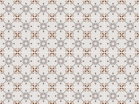  复古风石材拼花 拼花瓷砖 小花砖 