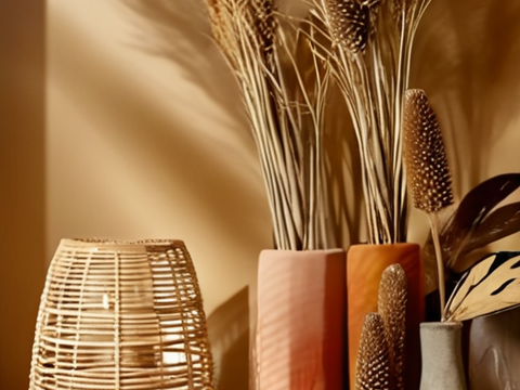  现代轻奢客厅玄关装饰画 静物花瓶 高级感法式中古风挂画 