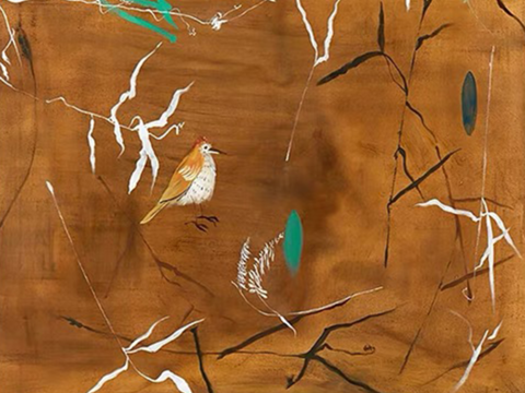  中式花鸟装饰画 