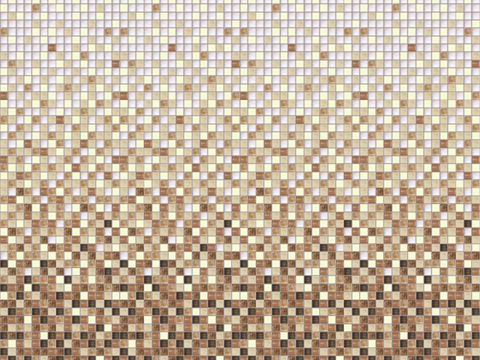  咖啡色渐变马赛克 