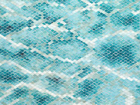  蓝色马赛克 