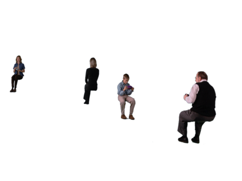  png免抠人物 坐着的人 休闲人物 坐姿人物 前景人物 办公 