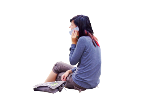  png免抠人物 坐着的人 休闲人物 坐姿人物 前景人物 办公 