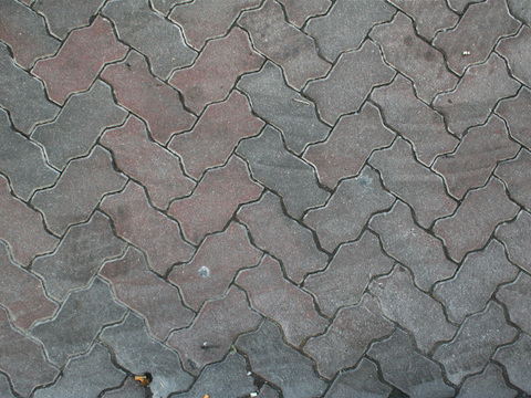  现代新中式广场砖 灰色石材广场砖 拼接砖 地砖 户外地面 