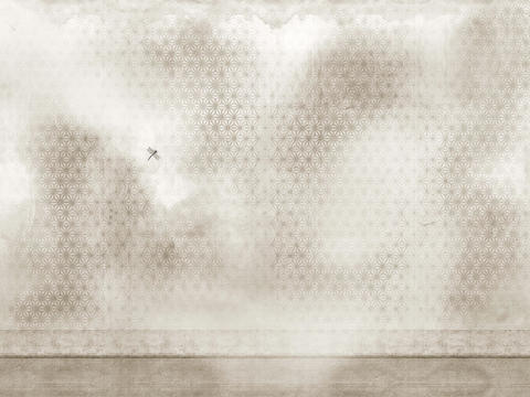  土黄色几何动物壁纸 