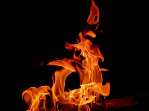  壁炉火焰贴图 