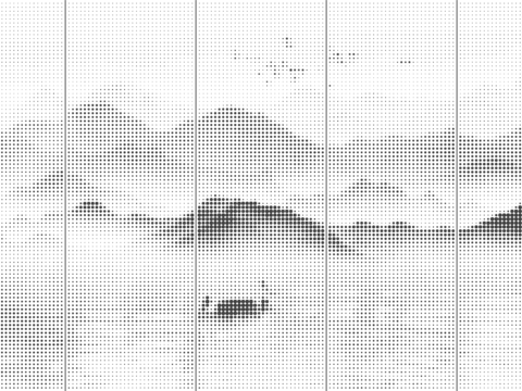  中式山水画冲孔铝板 镂空铝板 穿孔金属板 