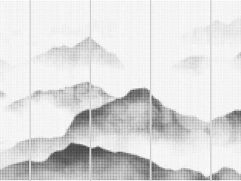  镂空铝板 山水穿孔金属板 