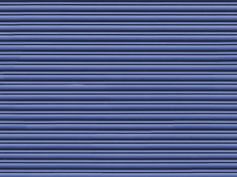  无缝蓝色建筑屋顶彩钢金属铁皮波浪瓦片 