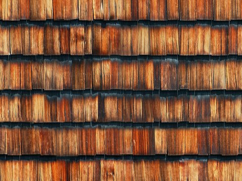  无缝做旧别墅建筑屋顶防腐木瓦片 