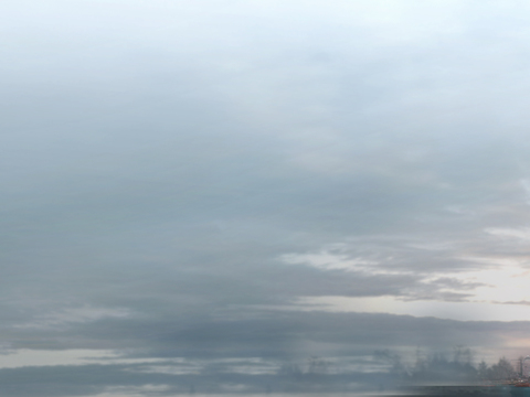  黄昏夕阳天空 蓝天白云天空 