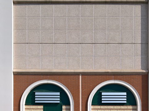  无缝混凝土水泥建筑外墙墙面 