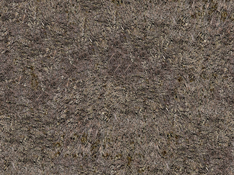  无缝干枯干草稻草茅草屋顶墙面 