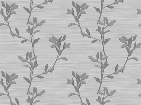  无缝现代欧式植物花纹图案墙纸壁纸壁布 