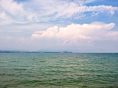  湖面海面景观风景 