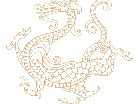  高清免扣 古代龙纹 复古图案 图腾 龙凤 