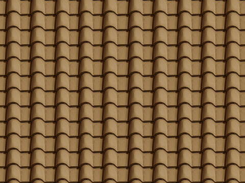  中式黄色陶土瓦 屋顶瓦片 琉璃瓦 沥青瓦 