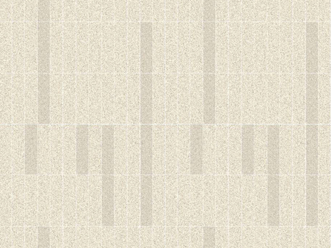  米色花岗岩跳色铺装 