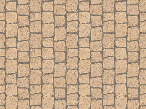  无缝灰色方形拼花地砖人行道路地面街道广场铺贴 