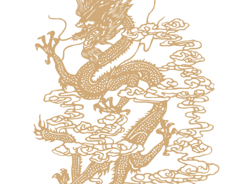  高清免扣 古代龙纹 复古图案 图腾 龙凤 