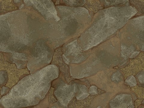  地面铺装脏旧凹凸 