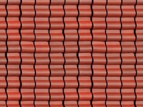  红色水泥瓦 古建瓦 屋顶瓦片 琉璃瓦 沥青瓦 陶土瓦片 