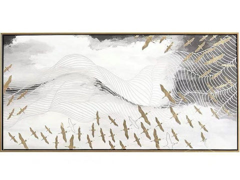  现代简约装饰画贴图 