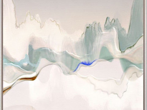  现代简约抽象装饰画贴图 