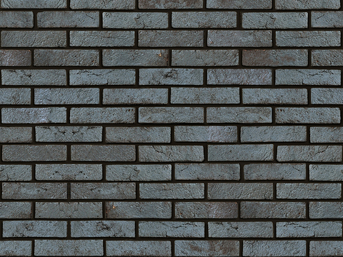  无缝老化做旧黑色青砖墙面外墙砖 