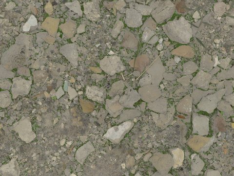  地面铺装脏旧凹凸 