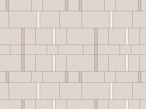  现代景观错缝砖 跳色铺装 广场砖 