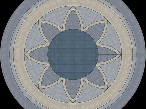  现代简约石材拼花 