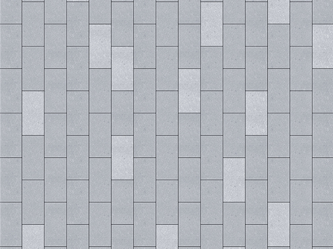  灰色花岗岩错缝砖 景观铺装工字砖 