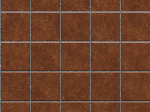  无缝陶瓦拼花地砖人行道路地面广场铺贴 