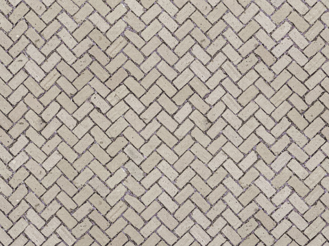  无缝人字纹透水砖 人行道路地面 广场砖 