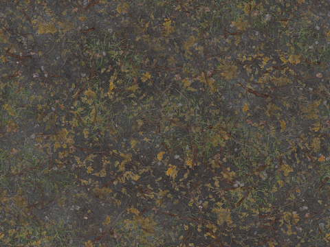  地面铺装脏旧凹凸 