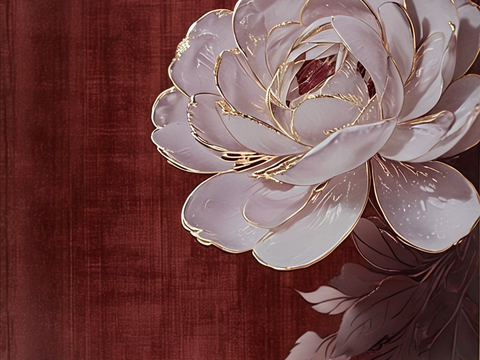  新中挂画 植物挂画 高级感玄关挂画 客餐厅装饰画 