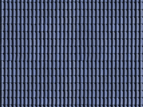  蓝色屋顶瓦片 屋顶瓦 别墅房屋瓦 水泥瓦 青瓦 