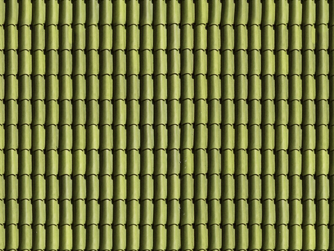  黄绿色瓦 屋顶瓦片 屋顶瓦 水泥瓦 青瓦 