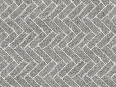  无缝人字纹拼花地砖人行道路地面广场铺贴 